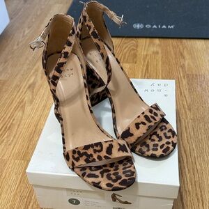 A New Day Women's Animal Print Heels